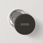 Professionelles modernes minimalistisches Design m Button (Vorne & Hinten)