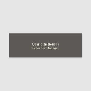 Professionelles modernes minimalistisches Design Namensschild