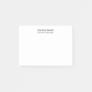 Professionelles modernes minimalistisches Design Post-it Klebezettel