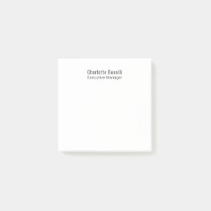 Professionelles modernes minimalistisches Design  Post-it Klebezettel