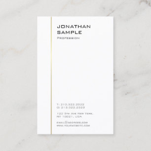 Professionelles modernes minimalistisches Designte Visitenkarte