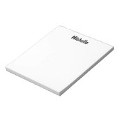 Professionelles modernes minimalistisches einfache notizblock (Rotiert)