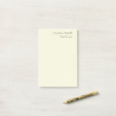 Professionelles modernes minimalistisches einfache post-it klebezettel (Auf Schreibtisch)