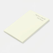 Professionelles modernes minimalistisches einfache post-it klebezettel (angewinkelt)