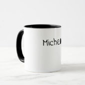 Professionelles modernes minimalistisches einfache tasse (Vorderseite Links)