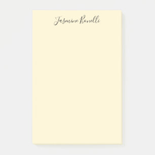 Professionelles modernes minimalistisches Pastell- Post-it Klebezettel