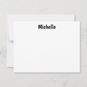 Professionelles modernes minimalistisches schlicht mitteilungskarte