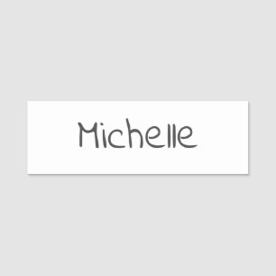 Professionelles modernes minimalistisches schlicht namensschild