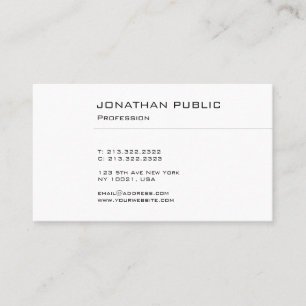 Professionelles modernes sauberes elegantes Design Visitenkarte