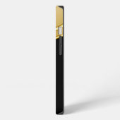 Professionelles Monogramm für Herren iPhone Hülle (Linke Seite)