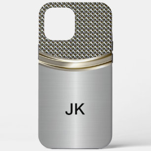 Professionelles Monogramm mit metallischem Look fü Case-Mate iPhone Hülle