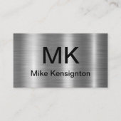 Professionelles Monogramm Visitenkarten-Design Visitenkarte (Vorderseite)