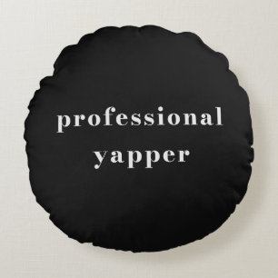 Professionelles Plappertasche-Shirt – Lustiges Ges Rundes Kissen
