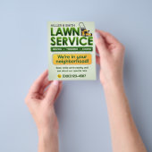 Professionelles Rasenpflege-Service-Flyer Flyer (Gruppe)