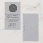 Professionelles Rebranding-Logo Visitenkarte (Vorne/Hinten)