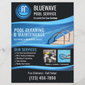 Professionelles Schwimmbad-Serviceunternehmen Flyer (Vorne)