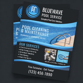 Professionelles Schwimmbad-Serviceunternehmen Flyer