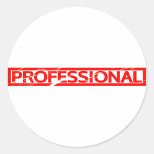 Professionelles Stempel Runder Aufkleber