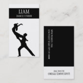 Professionelles Tanzstudio, Dozent Visitenkarte (Vorne/Hinten)
