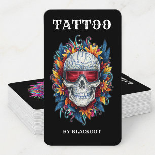 Professionelles Tattoo-Studio Tattoo-Shop Branding Visitenkarte