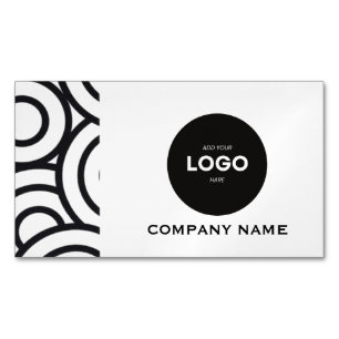 Professionelles Unternehmenslogo & QR-Code Magnetische Visitenkarte