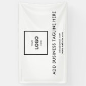 Professionelles Unternehmenslogo und Firmenwebsite Banner (Vertikal)