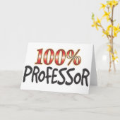 Professor 100 Prozent Karte (Gelbe Blume)