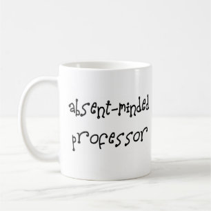 Professor, abwesend kaffeetasse