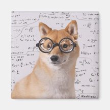 Professor Barkley 2 Inch Square Magnet
