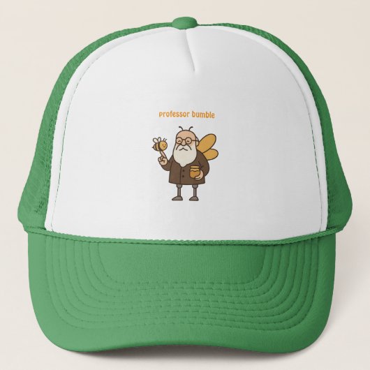 Professor Bumble Baseballkappe Truckerkappe (Vorderseite)
