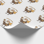 Professor Bumble Gift Wrap Geschenkpapier (Ecke)