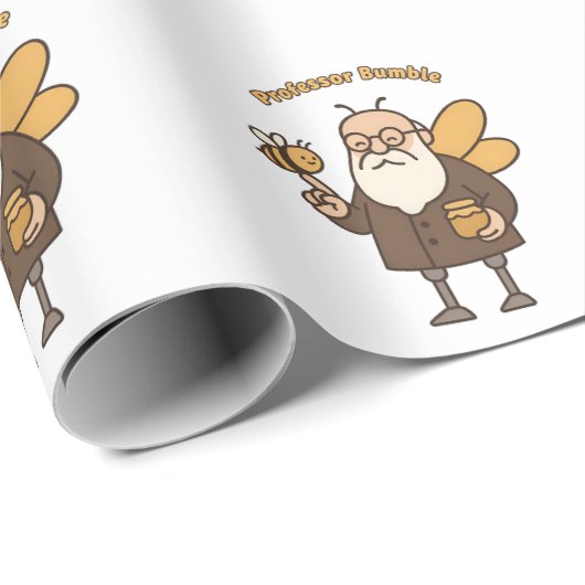 Professor Bumble Gift Wrap Geschenkpapier (Rolleneckpunkt)