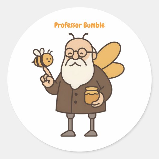 Professor Bumble Kids Sticker Pack (Vorderseite)