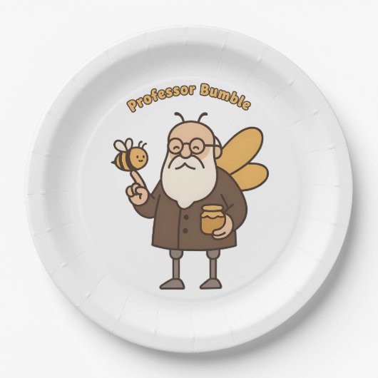 Professor Bumble Party Plates Pappteller (Vorderseite)