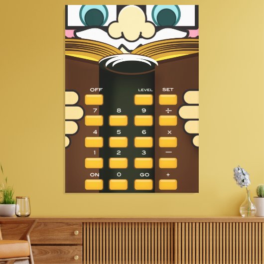 Professor Calculator Leinwanddruck (Insitu (Wohnzimmer))