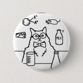 Professor Cat Button (Vorderseite)