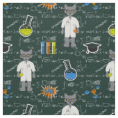 Professor Cat Fabric Stoff (Muster)