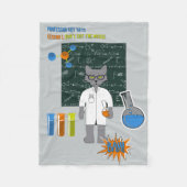 Professor Cat Fleece Blanket (Vorderseite)
