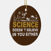 Professor Chemist Elements Scientifics - regelmäßi Keramik Ornament (Rechts)