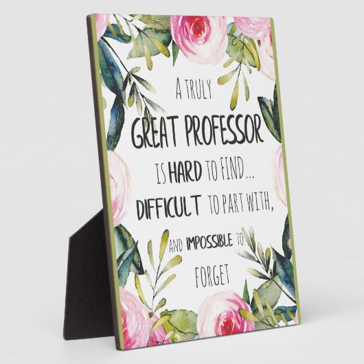 Professor danke Ihnen Geschenkgutachten Office Dec Fotoplatte (Seite)