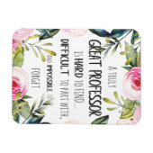 Professor danke Ihnen Geschenkgutachten Office Dec Magnet (Horizontal)