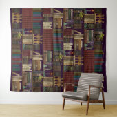 Professor Darksage's Library ~ Wizard Room Wandteppich (Beispiel (Horizontal))