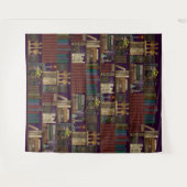 Professor Darksage's Library ~ Wizard Room Wandteppich (Vorderseite (Horizontal))