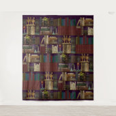 Professor Darksage's Library ~ Wizard Room Wandteppich (Vorderseite)