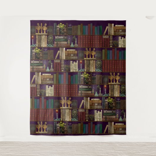 Professor Darksage's Library ~ Wizard Room Wandteppich (Vorderseite)