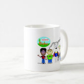 Professor Digley und Freund-Tasse Kaffeetasse (VorderseiteRechts)