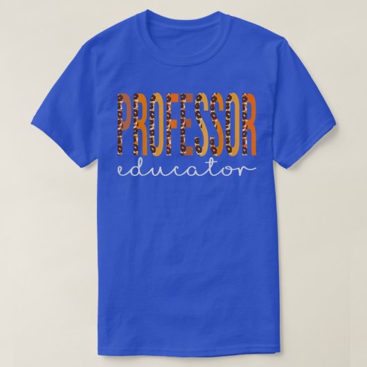 Professor Educator leopard Fall Autumn Lovers Than T-Shirt (Design vorne)