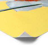 Professor Einsteins Blume Poster (Ecke)