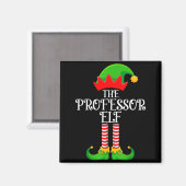 Professor Elf Christmas Family Matching Funny Love Magnet (Vorderseite/Rückseite)