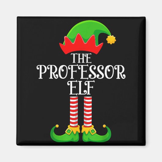 Professor Elf Christmas Family Matching Funny Love Magnet (Vorne)